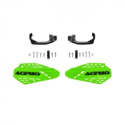 HANDGUARDS LINEAR VENTED ON HANDLEBARS - GREEN/BLACK