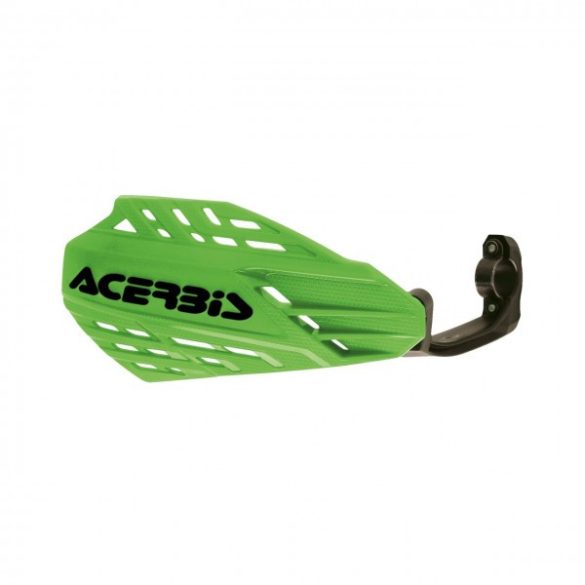 HANDGUARDS LINEAR VENTED ON HANDLEBARS - GREEN/BLACK