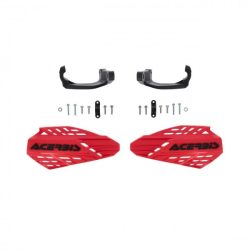 HANDGUARDS LINEAR VENTED ON HANDLEBARS - RED GASGAS/BLACK