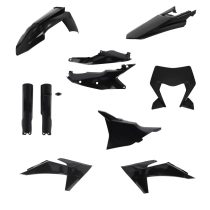 ACERBIS FULL PLASTIC KIT KTM EXC/EXC-F 24/25 - BLACK