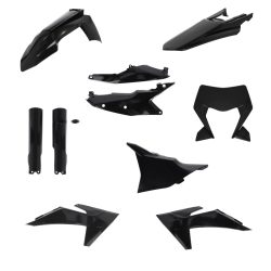 ACERBIS FULL PLASTIC KIT KTM EXC/EXC-F 24/25 - BLACK