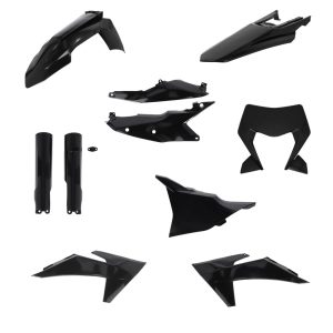 ACERBIS FULL PLASTIC KIT KTM EXC/EXC-F 24/25 - BLACK