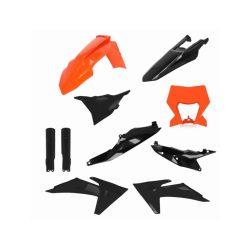 ACERBIS FULL PLASTIC KIT KTM EXC/EXC-F 24/25 - ORANGE/BLACK