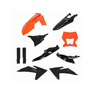 ACERBIS FULL PLASTIC KIT KTM EXC/EXC-F 24/25 - ORANGE/BLACK