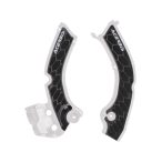   ACERBIS X-GRIP FRAME PROTECTION FOR TRIUMPH TF250-X - WHITE/BLACK