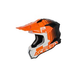 Acerbis cross sisak - Airstrike-C – fehér/narancs