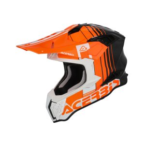 Acerbis cross sisak - Airstrike-C – fehér/narancs