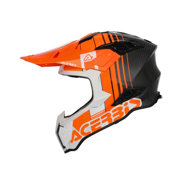 Acerbis cross sisak - Airstrike-C – fehér/narancs