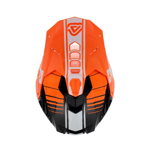 Acerbis cross sisak - Airstrike-C – fehér/narancs
