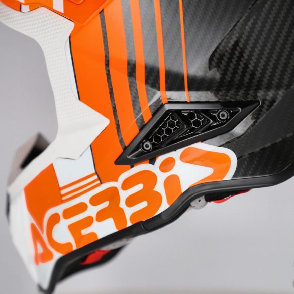 Acerbis cross sisak - Airstrike-C – fehér/narancs