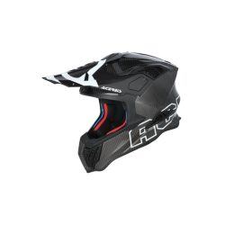 ACERBIS MX HELMET CARBON AIRSTRIKE - C - BLACK/WHITE