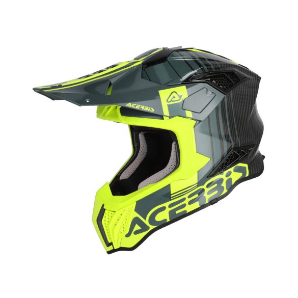Acerbis cross sisak - Airstrike-C – fekete/sárga