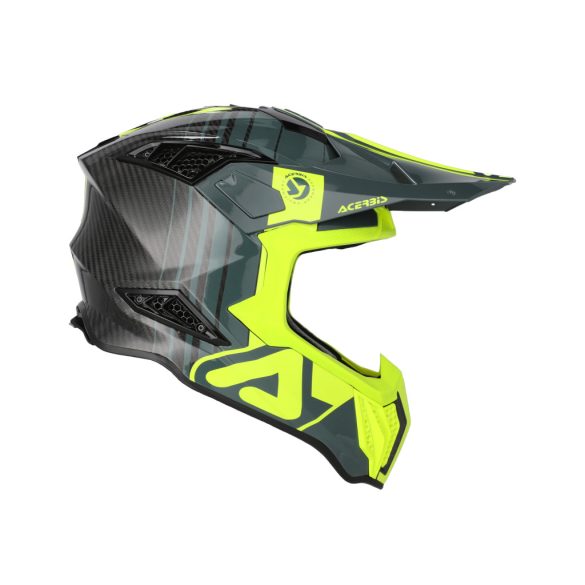 Acerbis cross sisak - Airstrike-C – fekete/sárga
