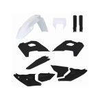 ACERBIS FULL PLASTIC KIT HUSQVARNA FE/TE 24/25 - WHITE/BLACK