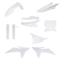 ACERBIS FULL PLASTIC KIT KTM SX/SX-F 2025 - WHITE