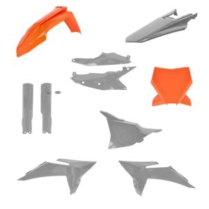 ACERBIS FULL PLASTIC KIT KTM SX/SX-F 2025 - ORANGE/GREY