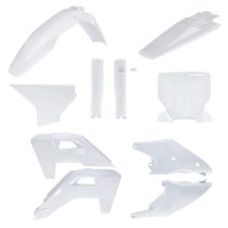   ACERBIS FULL PLASTIC KIT HUSQVARNA TC/FC 125/150/250/300/350/450 2025 - WHITE