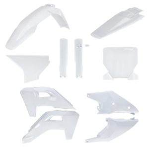 ACERBIS FULL PLASTIC KIT HUSQVARNA TC/FC 125/150/250/300/350/450 2025 - WHITE