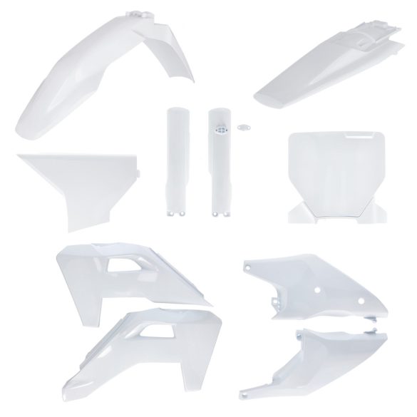 ACERBIS FULL PLASTIC KIT HUSQVARNA TC/FC 125/150/250/300/350/450 2025 - WHITE
