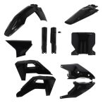   ACERBIS FULL PLASTIC KIT HUSQVARNA TC/FC 125/150/250/300/350/450 2025 - BLACK