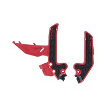   ACERBIS X-GRIP FRAME PROTECTOR KTM SX 85 + GASGAS MC 85 2025 - RED/BLACK