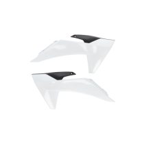 ACERBIS RADIATOR SCOOPS KTM SX 65 24/26 - WHITE/BLACK