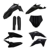 ACERBIS FULL PLASTIC KIT GASGAS MC 65 24/26 - BLACK