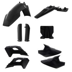 ACERBIS FULL PLASTIC KIT HUSQVARNA TC 65 24/26 - BLACK