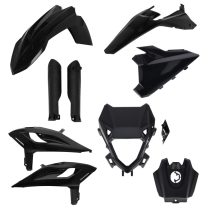   ACERBIS FULL PLASTIC KIT BETA RR X-PRO - RACE 2T + 4T 25/26 - BLACK