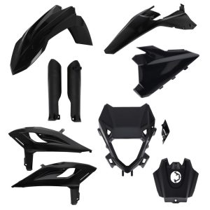 ACERBIS FULL PLASTIC KIT BETA RR X-PRO - RACE 2T + 4T 25/26 - BLACK