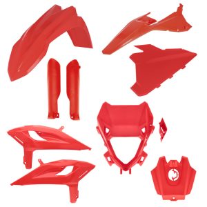 ACERBIS FULL PLASTIC KIT BETA RR X-PRO - RACE 2T + 4T 25/26 - RED