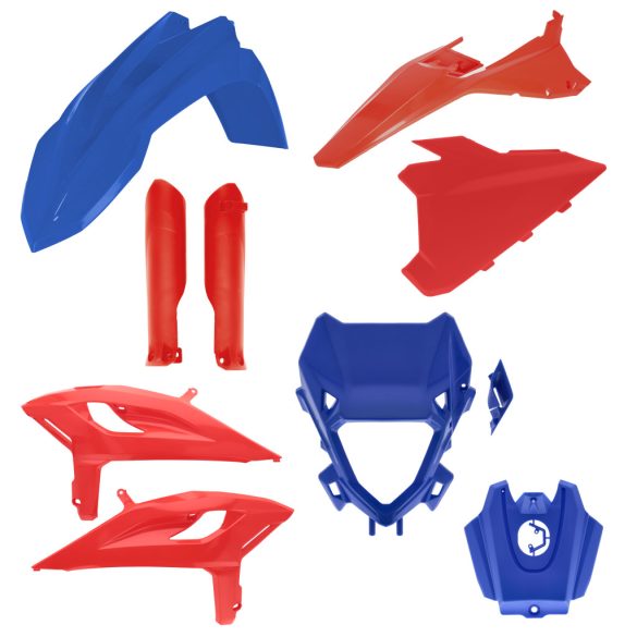 ACERBIS FULL PLASTIC KIT BETA RR X-PRO - RACE 2T + 4T 25/26 - BLUE/RED