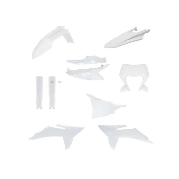 ACERBIS FULL PLASTIC KIT KTM EXC/EXC-F 26 - WHITE