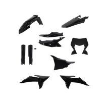 ACERBIS FULL PLASTIC KIT KTM EXC/EXC-F 26 - BLACK