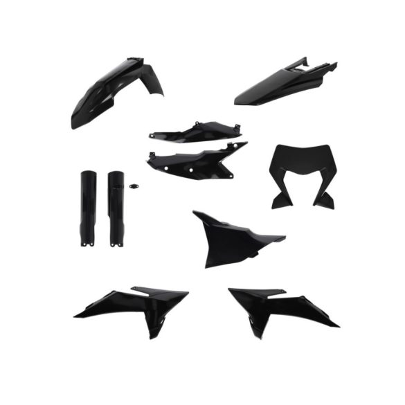ACERBIS FULL PLASTIC KIT KTM EXC/EXC-F 26 - BLACK