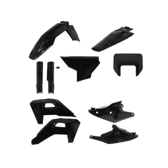 ACERBIS FULL PLASTIC KIT HUSQVARNA TE/FE 26 - BLACK