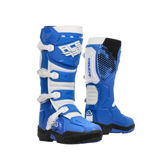 Acerbis cross csizma – Artiglio – kék/fehér