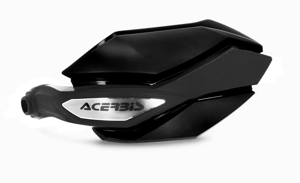 HANDGUARDS ARGON DUAL ROAD HONDA AFRICA TWIN + APRILIA 660 + BENELLI + GUZZI - BLACK