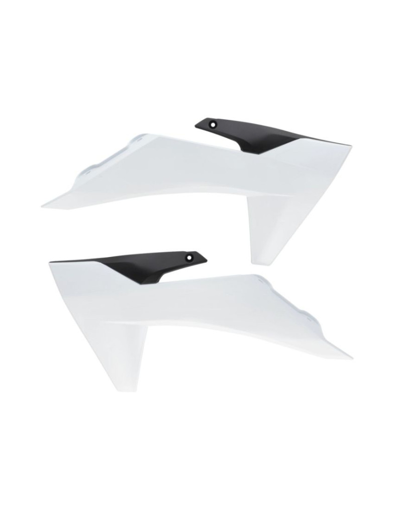 ACERBIS RADIATOR SCOOPS KTM SX 50 24/26 - WHITE/BLACK
